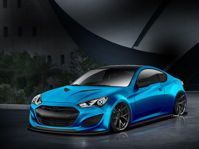 Hyundai Genesis Coupe for SEMA