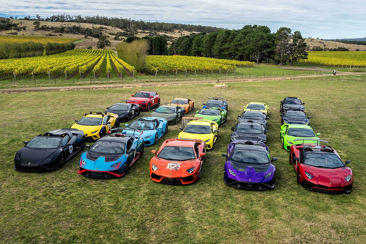 Descubre la emocionante Lamborghini Esperienza Giro Oceanía en Tasmania