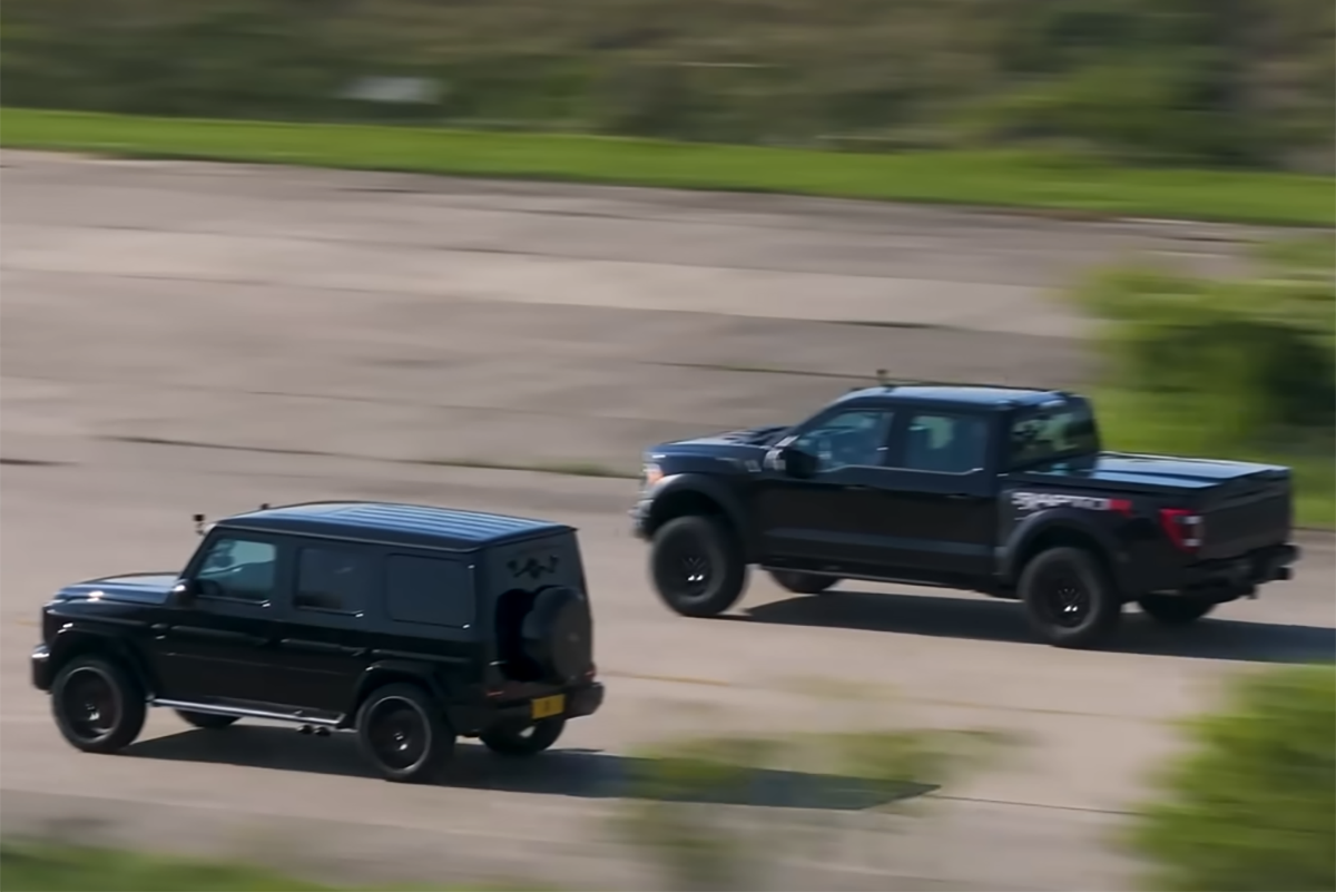 Ford F-150 Raptor R vs Mercedes-AMG G 63: Batalla de Titanes en el Terreno