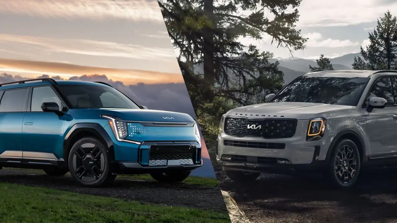 KIA EV9 vs KIA Telluride 2025: Comparativa de Espacio y Comodidad para Familias Grandes